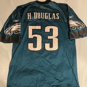 NFL Philadelphia Eagles Hugh Douglas Reebok Jersey XL